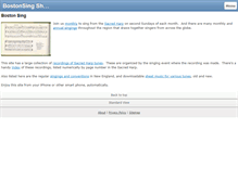Tablet Screenshot of bostonsing.org